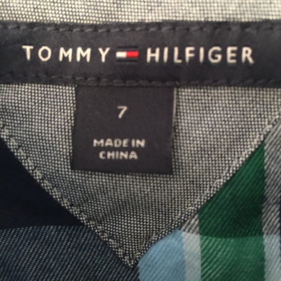 Tommy Hilfiger Plaid Button Down Shirt NWT - Picture 6 of 7